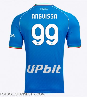 SSC Napoli Frank Anguissa #99 Replika Hemmatröja 2023-24 Kortärmad